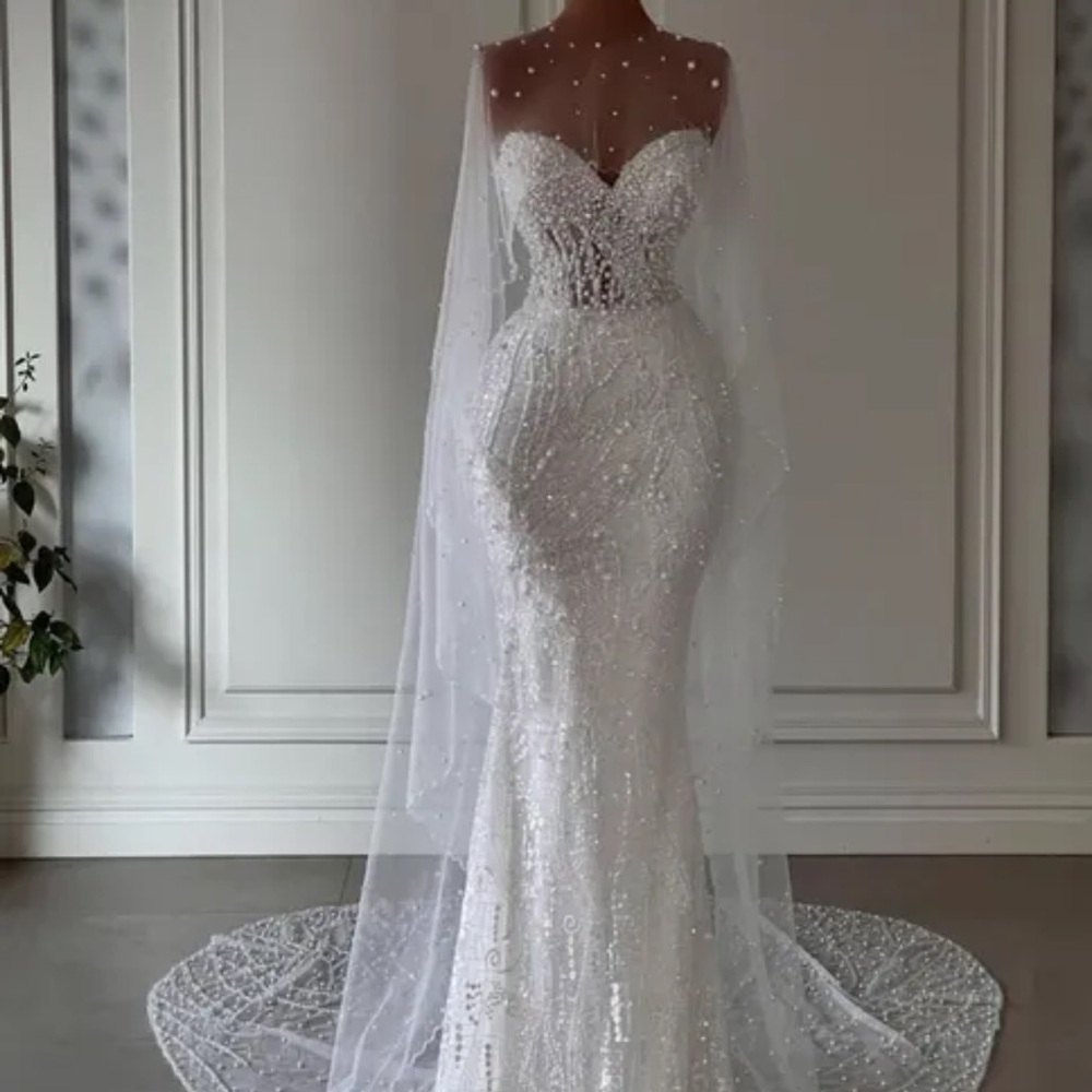 Elegant White Wedding Dress